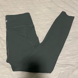 Lululemon invigorate leggings size 6 smoked spruce